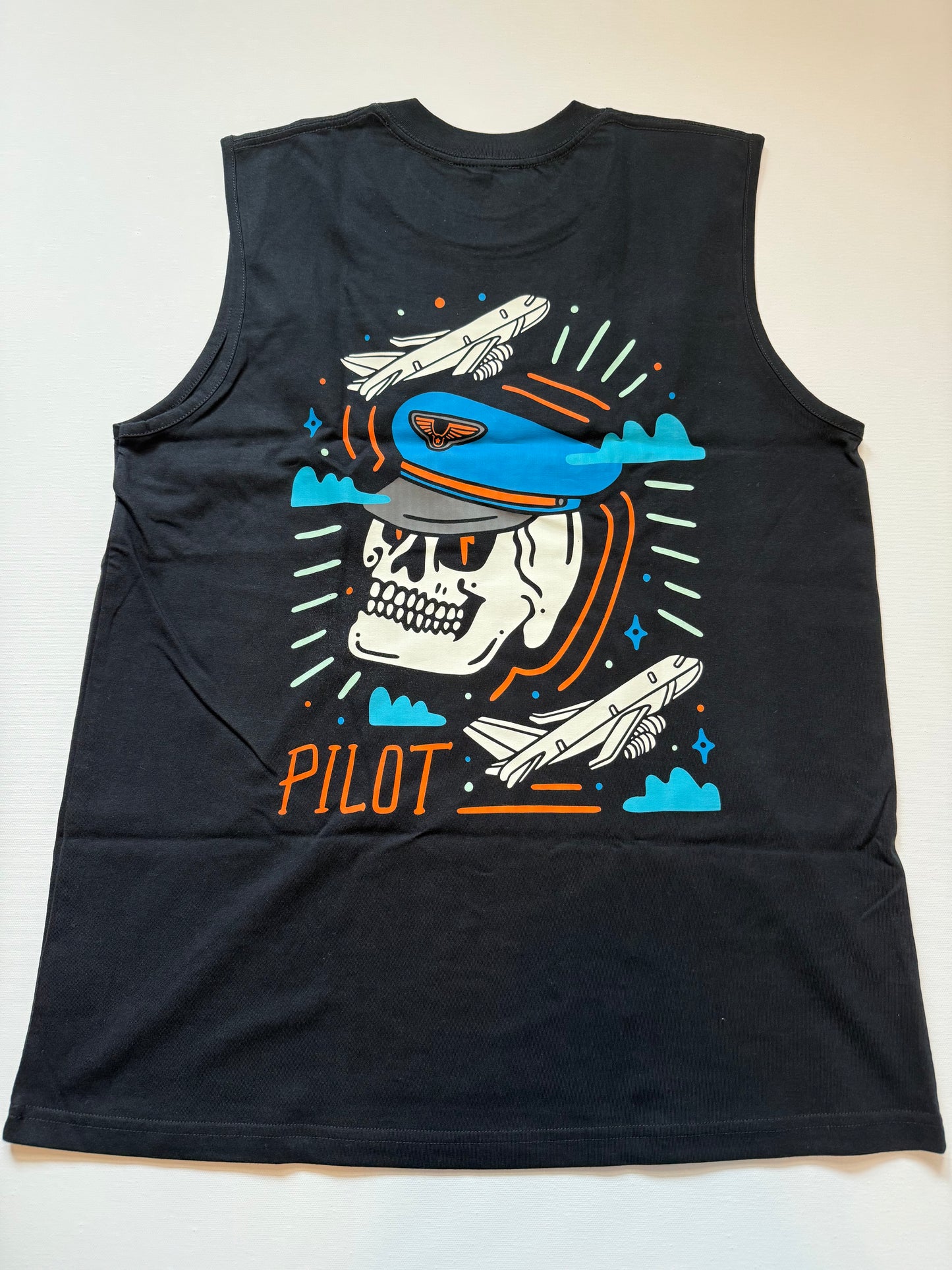 Pilot tank top commercial